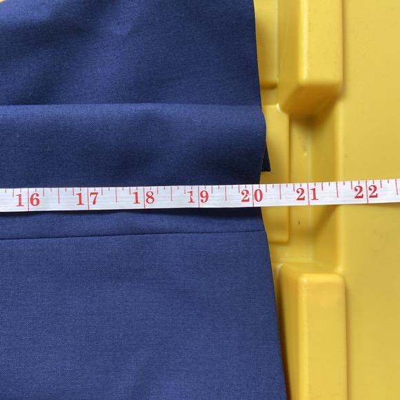 EGARA mens solid navy blue sport coat suit jacket blazer SLIM FIT 40 Long - Picture 9 of 9